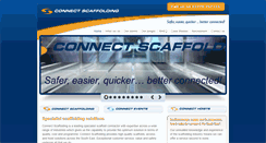 Desktop Screenshot of connectscaffolding.co.uk